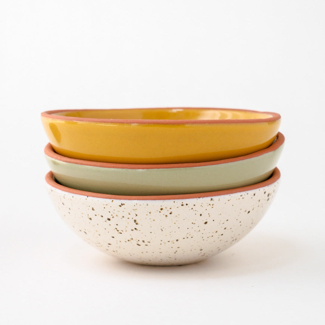 Bobèche Fleurs - Jaune moutarde