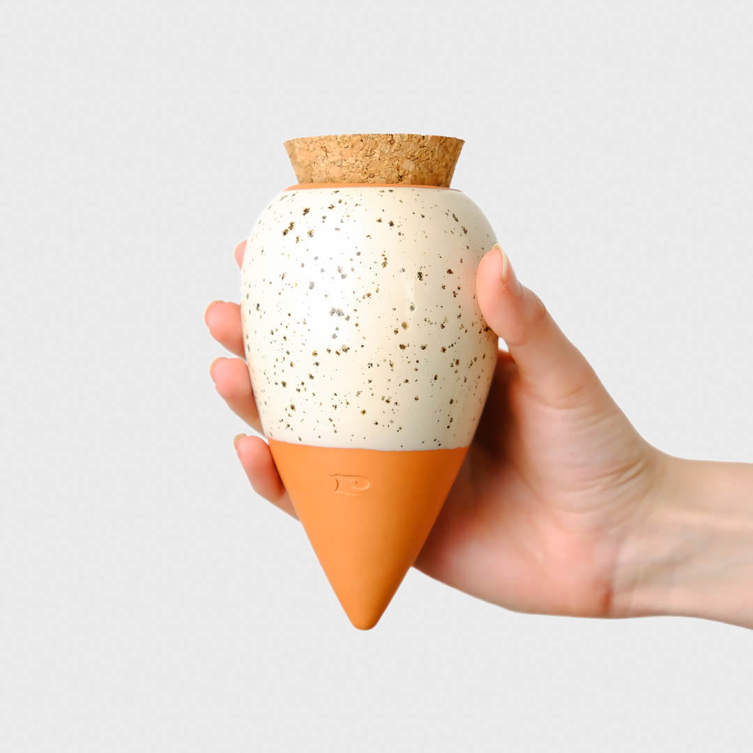 For Megan: Olla - White speckled